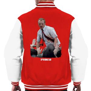 Shaun of the Dead With Zombies Men's Varsity Jacket