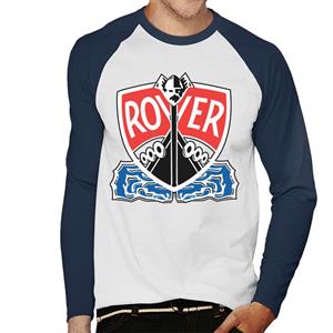 Rover Viking Longship British Motor Heritage Men's Baseball Long Sleeved T-Shirt