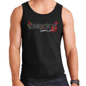 Chucky Wanna Play Floral Logo Men's Vest