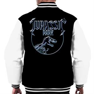 Jurassic Park Chrome Logo Men's Varsity Jacket