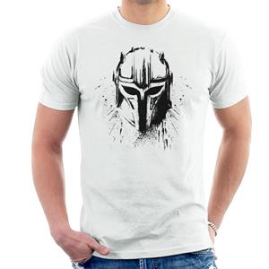 Star Wars The Mandalorian The Armorer Ink Splatter Men's T-Shirt