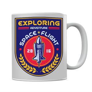 NASA Exploring Adventure Space Flight Mug