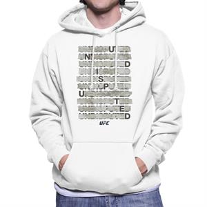 UFC Undisputed Taped Black Text Men's Hooded Sweatshirt