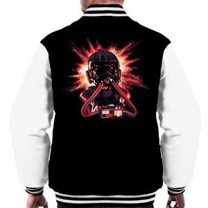 Original Stormtrooper Imperial Pilot TIE Helmet Explosion Men's Varsity Jacket