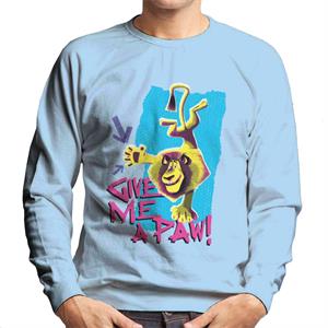 Madagascar Alex Give Me A Paw Men's Sweatshirt