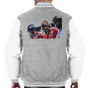 Motorsport Images Niki Lauda James Hunt & Barry Sheene Men's Varsity Jacket