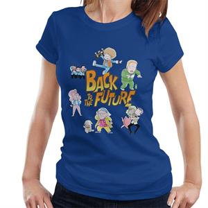 Back To The Future Chibi Cartoon Women's T-Shirt