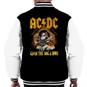 AC/DC Givin The Dog A Bone Men's Varsity Jacket