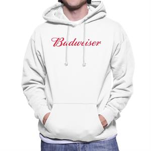 Budweiser Red Logo Men's Hooded Sweatshirt