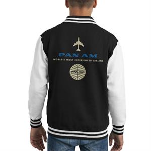 Pan Am Worlds Most Experienced Airline Kid's Varsity Jacket