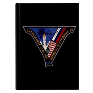 NASA STS 81 Atlantis Mission Badge Distressed Hardback Journal