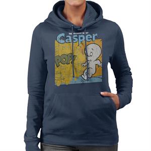 Casper The Friendly Ghost Pop Frame Women's Hooded Sweatshirt