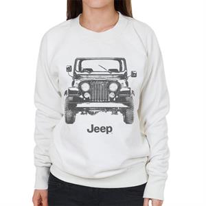 Jeep Classic Front View Women's Sweatshirt