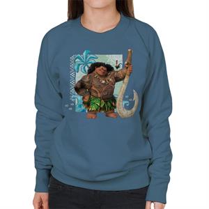 Disney Moana Maui And Heihei Women's Sweatshirt