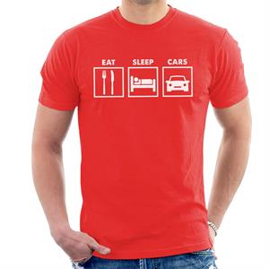 Eat Sleep Cars Men's T-Shirt