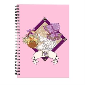 Holly Hobbie With A Basket Of Fruit And Flowers Spiral Notebook