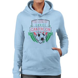 Cameroon World Football Shield Women's Hooded Sweatshirt