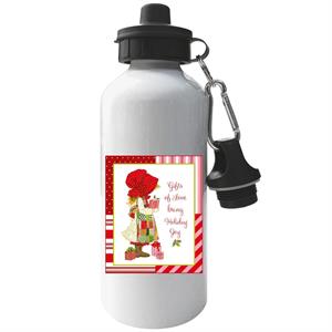 Holly Hobbie Christmas Gifts Of Love Bring Holiday Joy Aluminium Sports Water Bottle