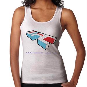 UFC Isometric 3D Logo Purple Text Women's Vest