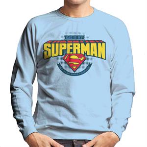 Superman Fathers Day Dad Is My Hero Since Forever Men's Sweatshirt