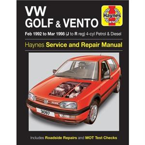 VW Golf  Vento Petrol  Diesel Feb 92  Mar 98 by Haynes Publishing