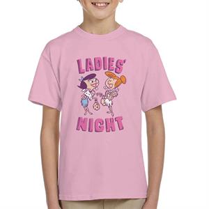 The Flintstones Betty And Wilma Ladies Night Kid's T-Shirt