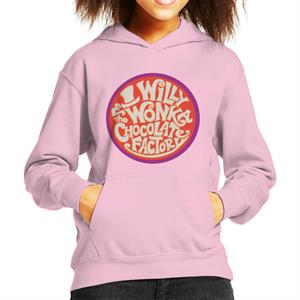 Willy Wonka and The Chocolate Factory Classic Logo Kid's Hooded Sweatshirt