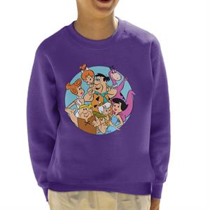 The Flintstones Family Portrait Kid's Sweatshirt