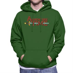 Adventure Time Sword Logo Men's Hooded Sweatshirt