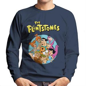 The Flintstones Characters Together Men's Sweatshirt