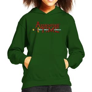 Adventure Time Sword Logo Kid's Hooded Sweatshirt