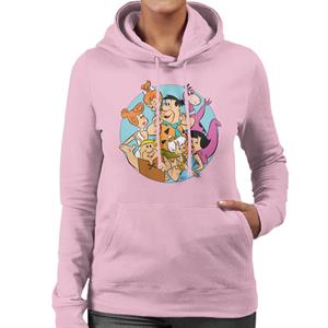 The Flintstones Family Portrait Women's Hooded Sweatshirt