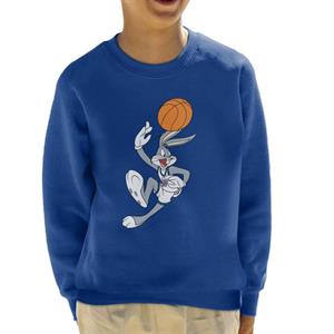 Space Jam Bugs Bunny Basketball Kid's Sweatshirt