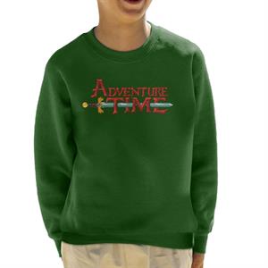 Adventure Time Sword Logo Kid's Sweatshirt