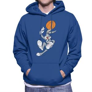 Space Jam Bugs Bunny Basketball Men's Hooded Sweatshirt