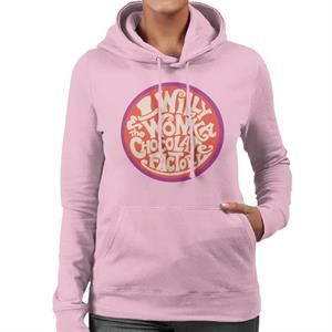 Willy Wonka and The Chocolate Factory Classic Logo Women's Hooded Sweatshirt