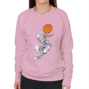 Space Jam Bugs Bunny Basketball Women's Sweatshirt