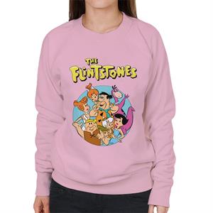 The Flintstones Characters Together Women's Sweatshirt