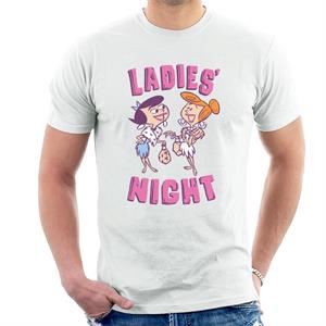 The Flintstones Betty And Wilma Ladies Night Men's T-Shirt