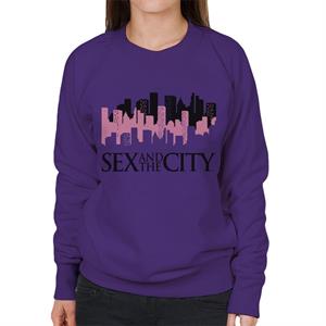 Sex and The City Logo City Lights Women's Sweatshirt