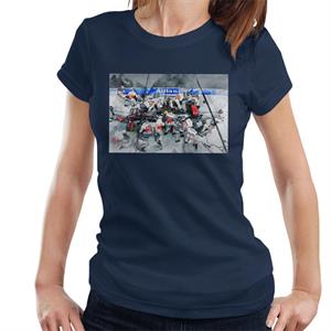 Motorsport Images McLaren MP4 24 At Pit Stop Women's T-Shirt