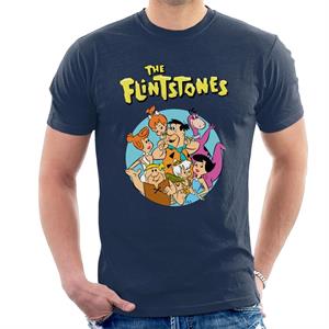 The Flintstones Characters Together Men's T-Shirt