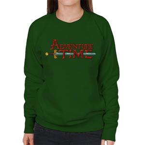 Adventure Time Sword Logo Women's Sweatshirt