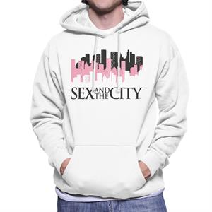 Sex and The City Logo City Lights Men's Hooded Sweatshirt