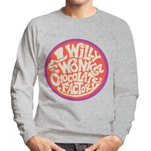 Willy Wonka and The Chocolate Factory Classic Logo Men's Sweatshirt