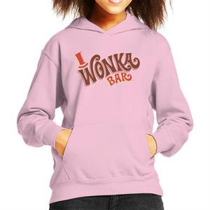 Willy Wonka and The Chocolate Factory Wonka Bar Kid's Hooded Sweatshirt