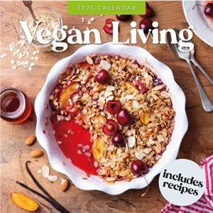 Vegan Living 2025 Square Wall Calendar by Red Robin