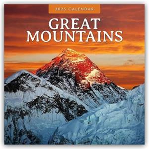 Great Mountains 2025 Square Wall Calendar by Red Robin