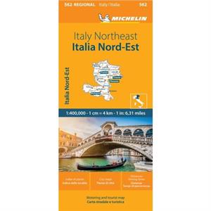 Italy Northeast  Michelin Regional Map 562 by Michelin