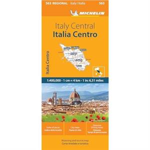 Italy Centre  Michelin Regional Map 563 by Michelin